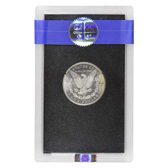 1878-CC Morgan Silver Dollar $1 NGC MS 63 GSA (w/Box & COA)