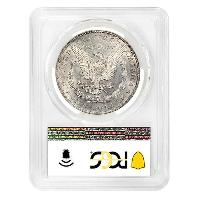1878 Morgan Silver Dollar $1 7 Tailfeathers Rev of 79 PCGS AU 58