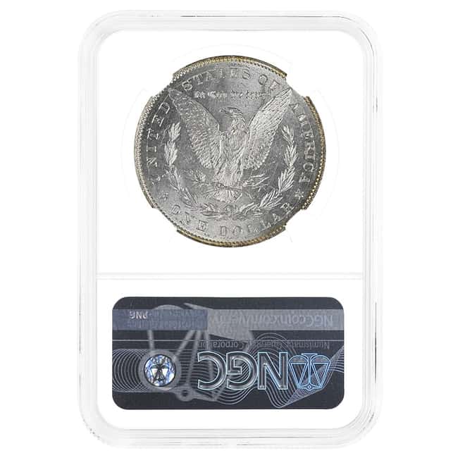 1878 Morgan Silver Dollar 7/8 Tailfeathers Strong NGC UNC Details