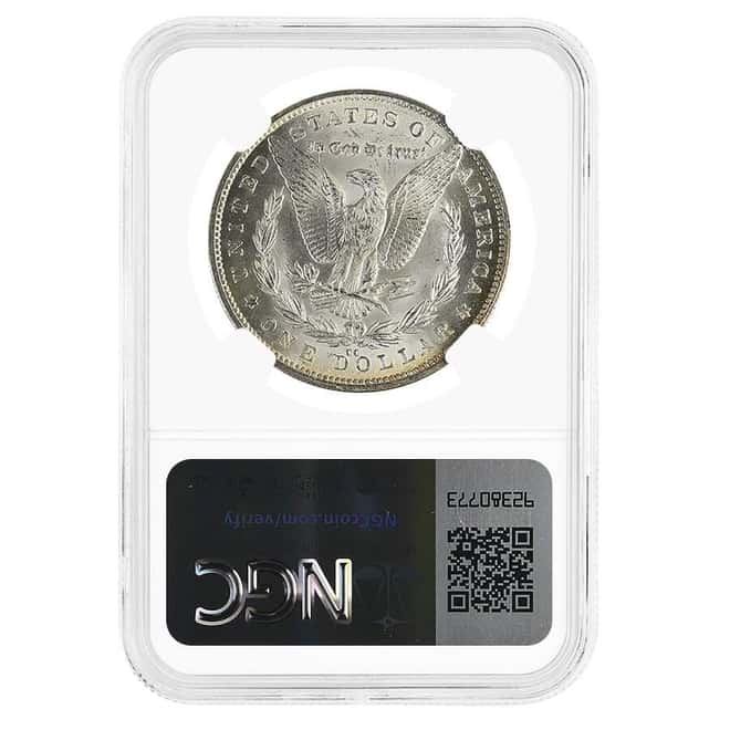 1880-CC Morgan Silver Dollar $1 NGC MS 63