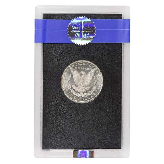 1881-CC Morgan Silver Dollar $1 NGC MS 63 GSA (w/Box & COA)