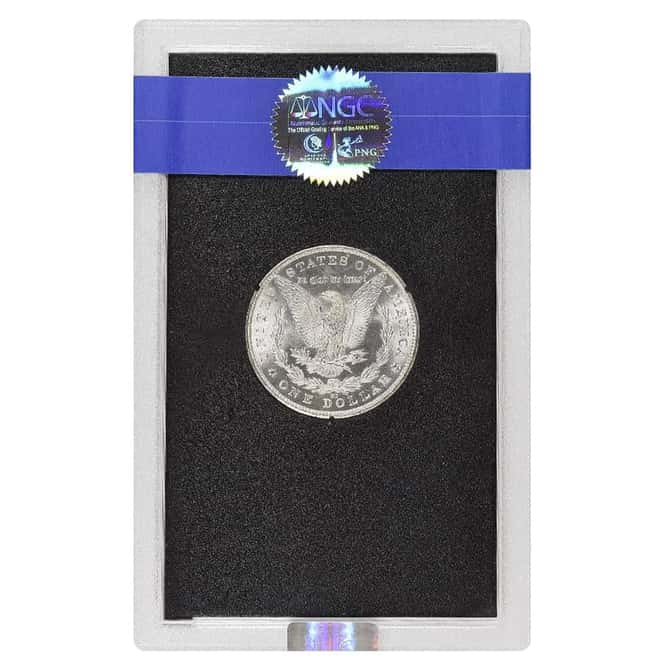 1883-CC Morgan Silver Dollar $1 NGC MS 64 GSA