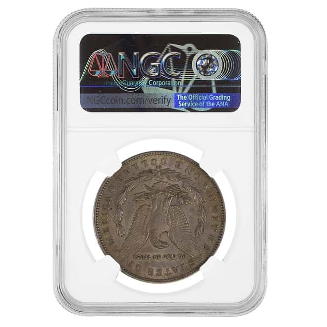 1884-CC Morgan Silver Dollar $1 NGC AU 53