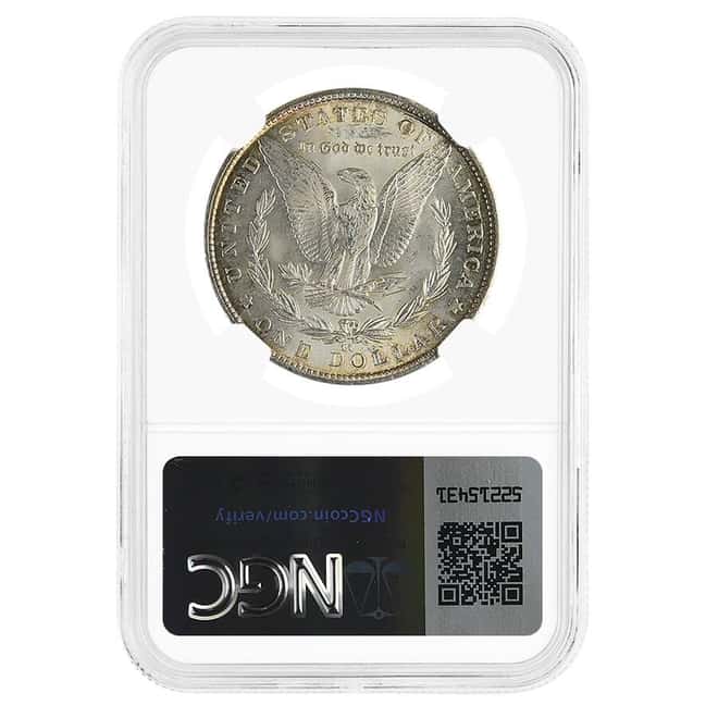 1884-CC Morgan Silver Dollar $1 NGC MS 60