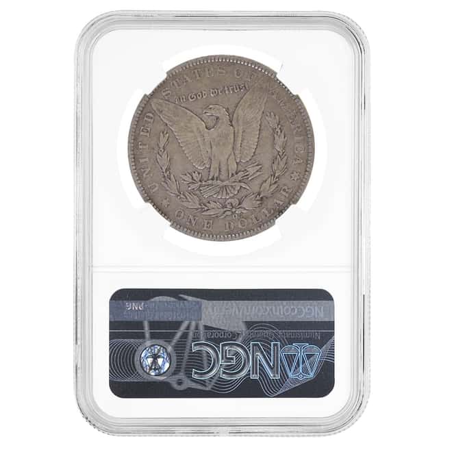 1888 O Morgan Silver Dollar $1 NGC F 12 Hot Lips (Top 100 VAM)
