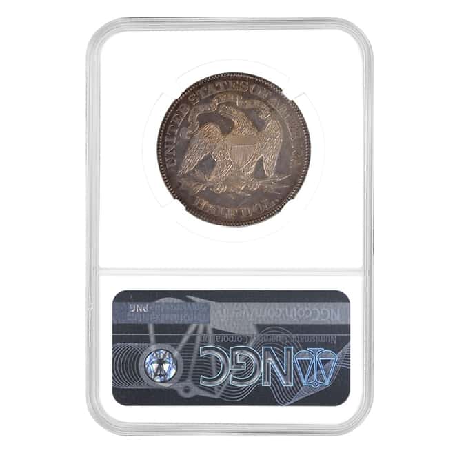 1889 Seated Liberty Silver Half Dollar 50C NGC UNC Details