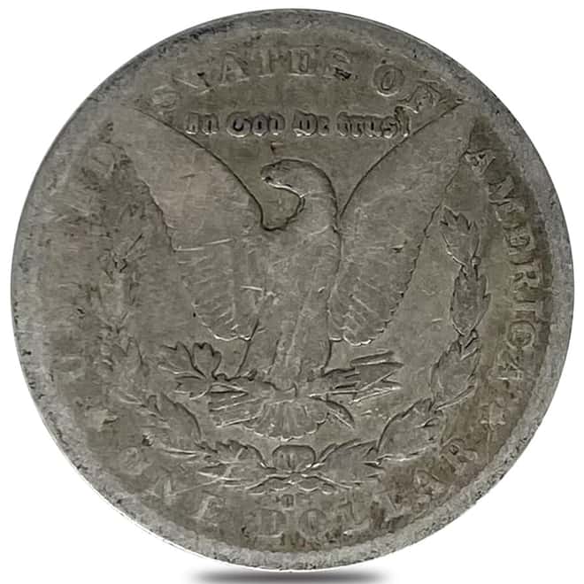 1890-CC Morgan Silver Dollar $1 AG