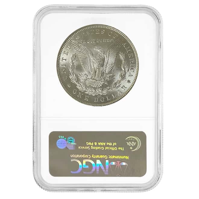 1891-CC Morgan Silver Dollar $1 NGC MS 61 Top 100 VAM-3 Spitting Eagle