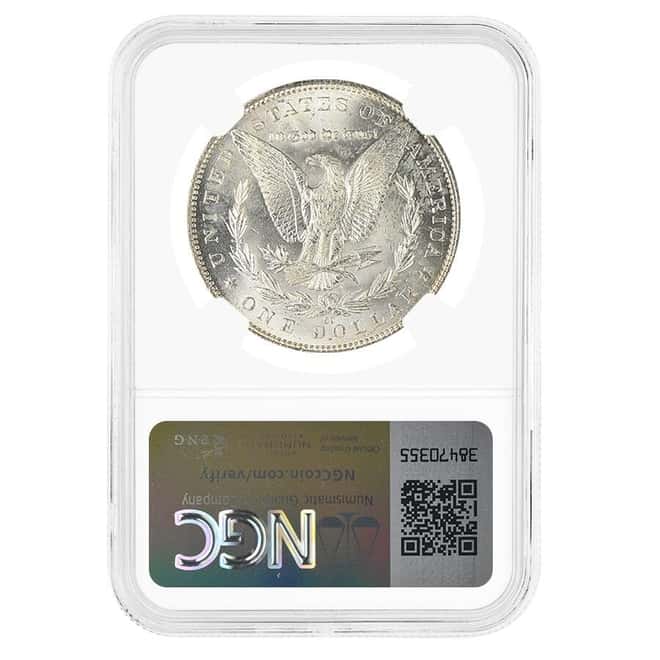 1891-CC Morgan Silver Dollar $1 NGC MS 62