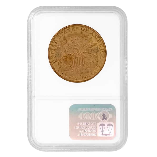 1891 S $20 Liberty Head Double Eagle Gold Coin NGC MS 61