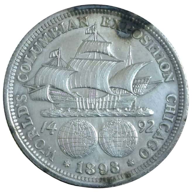 1892/93 Columbian Expo Silver Half Dollar 50C Commemorative Coin Cull