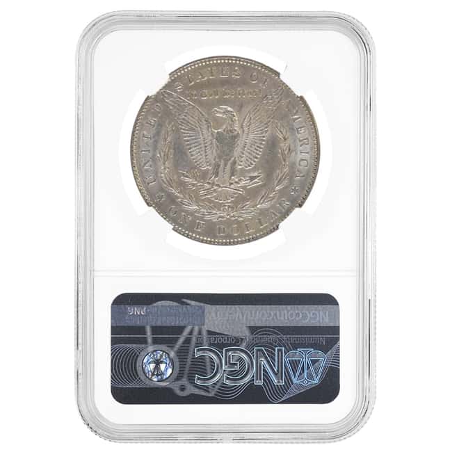 1892 Morgan Silver Dollar $1 NGC AU 58
