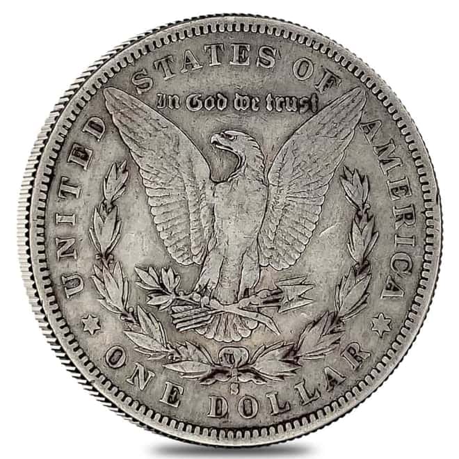 1892-S Morgan Silver Dollar $1 Fine