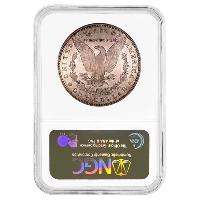1892 S Morgan Silver Dollar $1 NGC AU 55