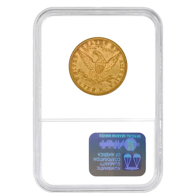 1895 S $10 Liberty Head Gold Eagle Coin NGC AU 53