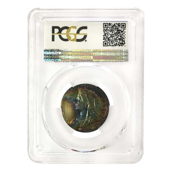 1897 Great Britain Victoria Jubilee Silver Medal PCGS SP 62