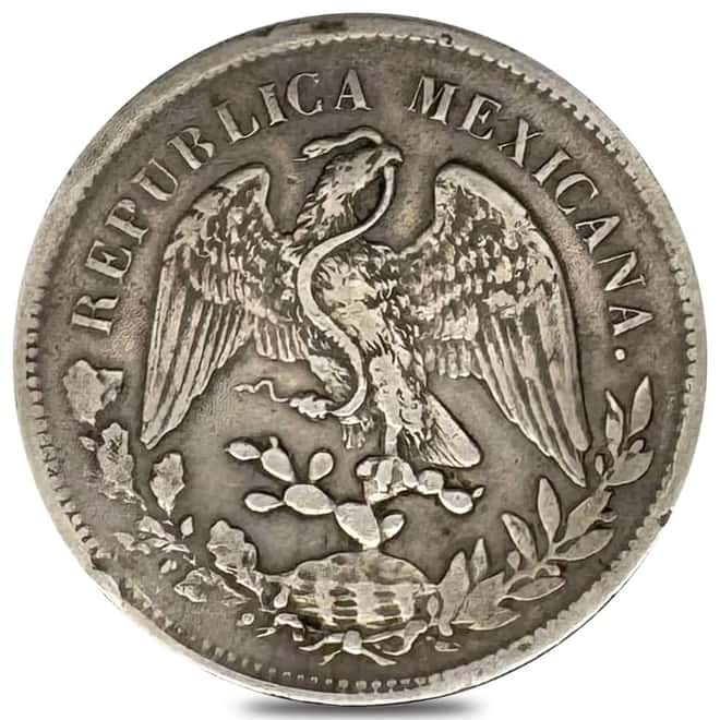 1898-1909 Mexico Second Republic 1 Peso Silver Coin Cull (Random)