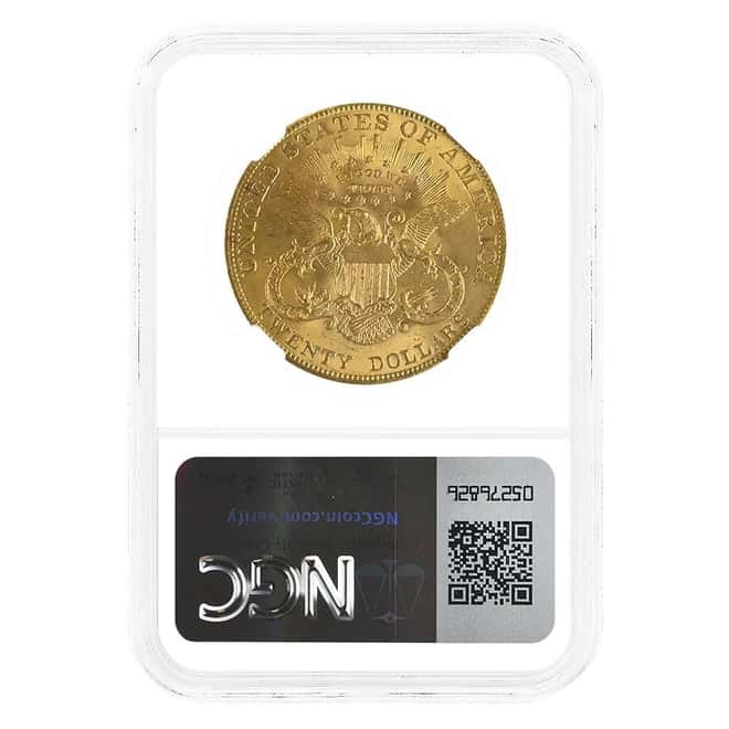 1903 $20 Liberty Head Gold Double Eagle Coin NGC MS 63