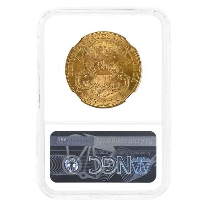 1904 $20 Liberty Head Double Eagle Gold Coin NGC MS 65+