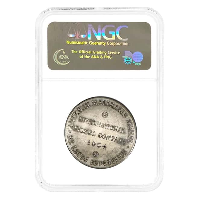 1904 MO HK-323 International Nickel Co. So-Called Dollar NGC AU 55