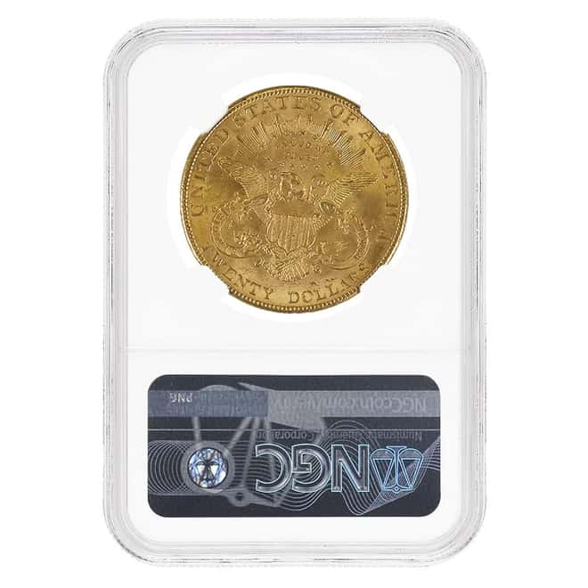 1907 $20 Liberty Head Double Eagle Gold Coin NGC MS 63