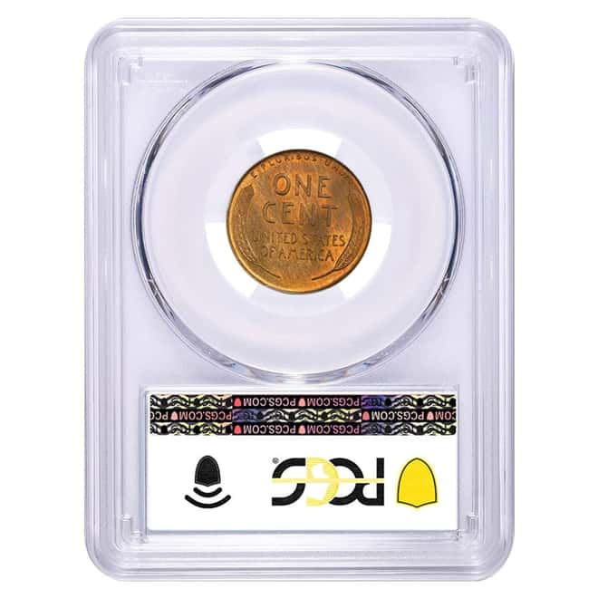 1909-S Lincoln Wheat Penny 1C PCGS MS 65 RD