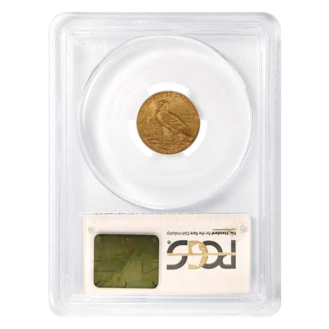 1911 $2.5 Indian Head Quarter Eagle Gold Coin PCGS MS 64