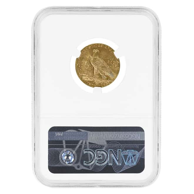 1914-D $5 Indian Head Half Eagle Gold Coin NGC MS 63