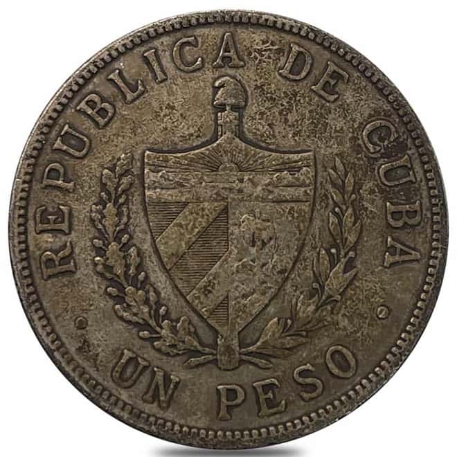 1916-1934 Silver 1 Peso Star Circulated ASW 0.7734 oz