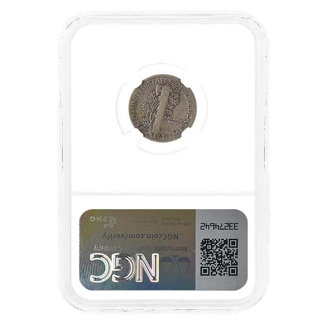 1916 D Silver Mercury Dime 10C NGC G 4