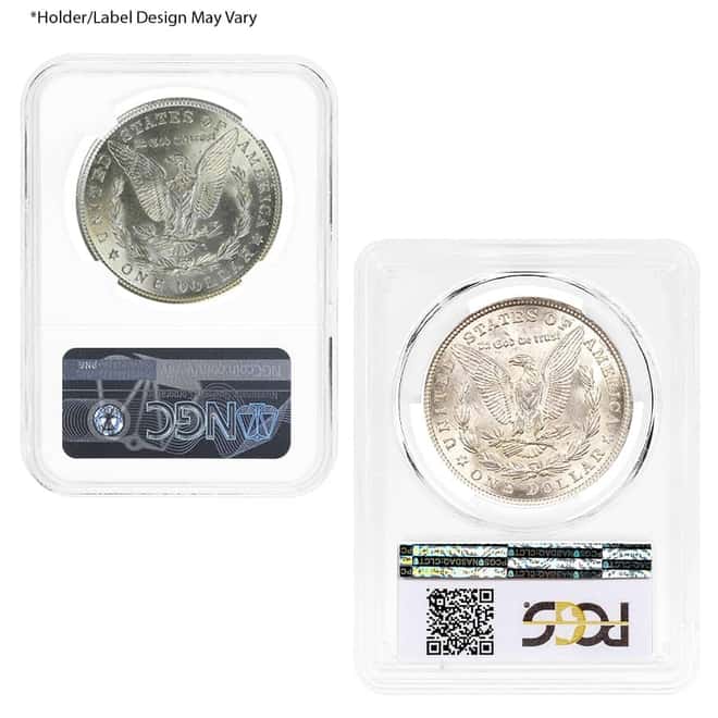1921 Morgan Silver Dollar $1 NGC/PCGS MS 61