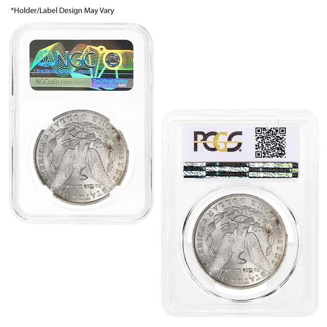 1921 Morgan Silver Dollar $1 NGC/PCGS MS 62