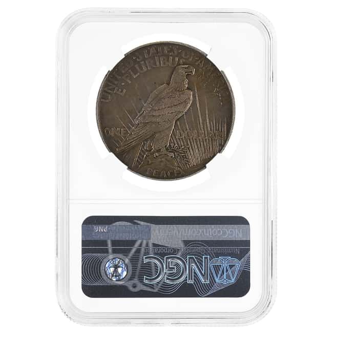 1921 Peace Silver Dollar $1 High Relief NGC XF 45