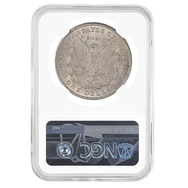 1921 S Morgan Silver Dollar $1 NGC AU 58