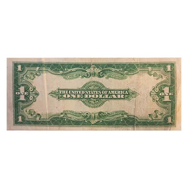 1923 $1 Silver Certificate Currency Horse Blanket Note Cull