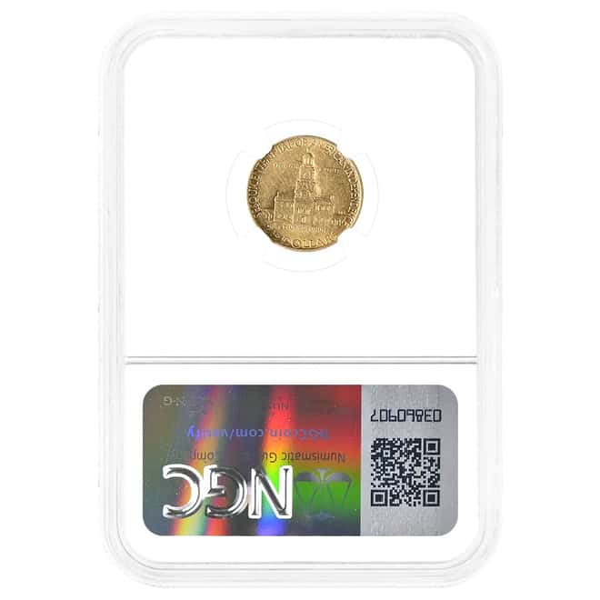 1926 $2.50 American Sesquicentennial Gold Coin NGC AU 55