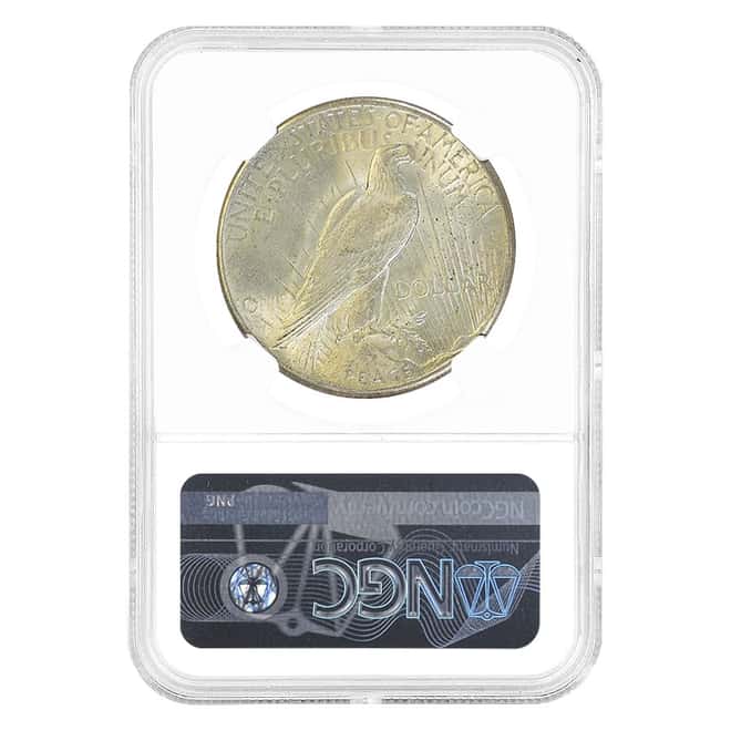 1928 Peace Silver Dollar $1 NGC MS 61