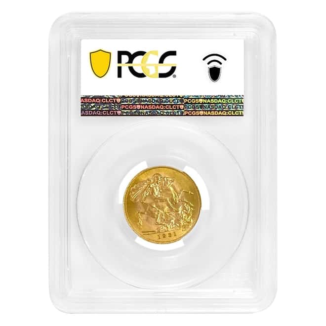 1931-SA South Africa Gold Sovereign George V Coin PCGS MS 64
