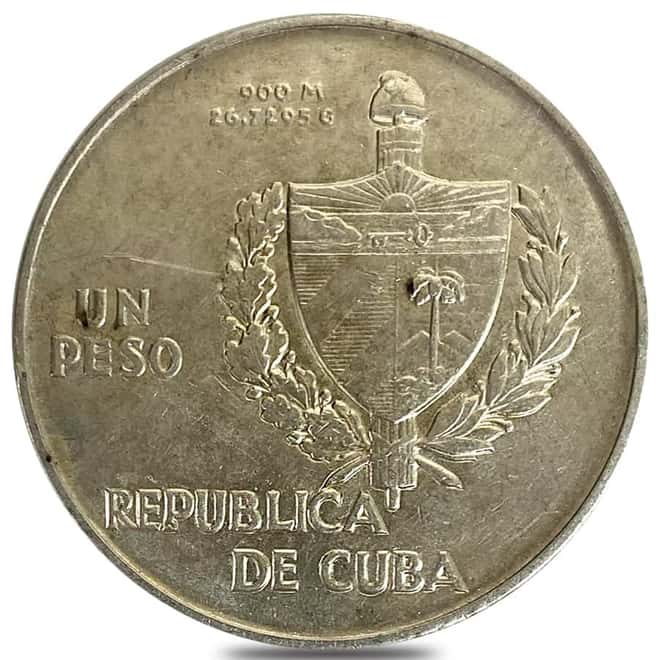 1934-1939 Silver 1 Peso (ABC) Circulated ASW 0.7734 oz