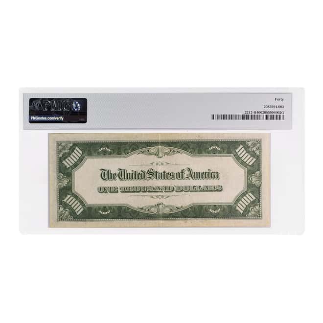 1934 A $1000 Federal Reserve Note St Louis PMG XF 40