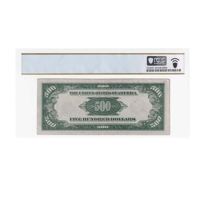 1934 A $500 Federal Reserve Currency Note Chicago PCGS XF 45