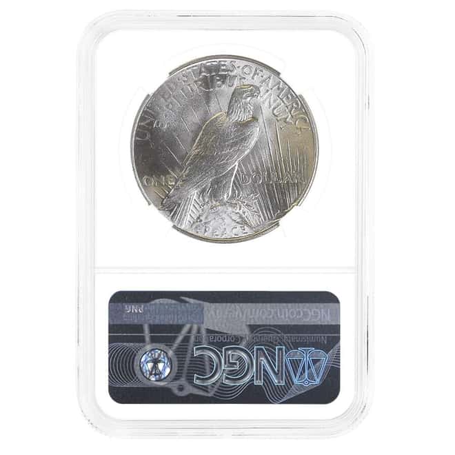 1934 Peace Silver Dollar $1 NGC MS 64