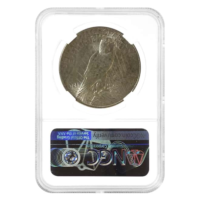 1935 Peace Silver Dollar $1 NGC MS 63