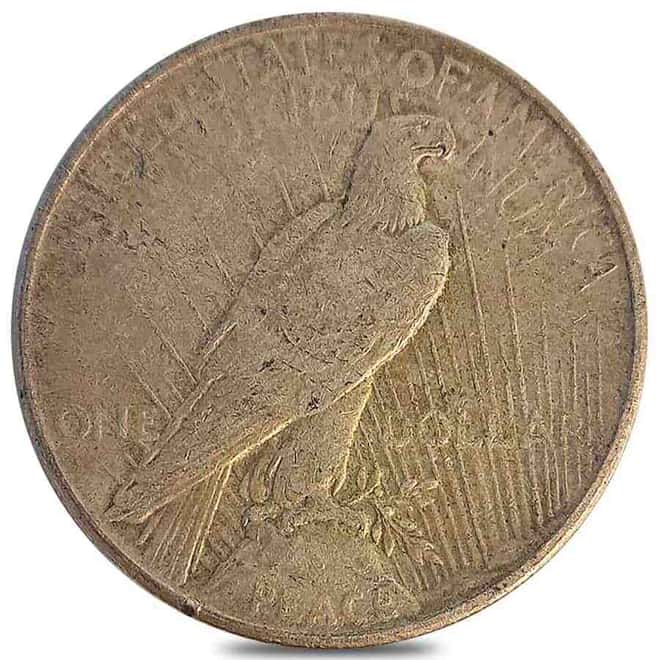 1935 Peace Silver Dollar $1 VG-VF