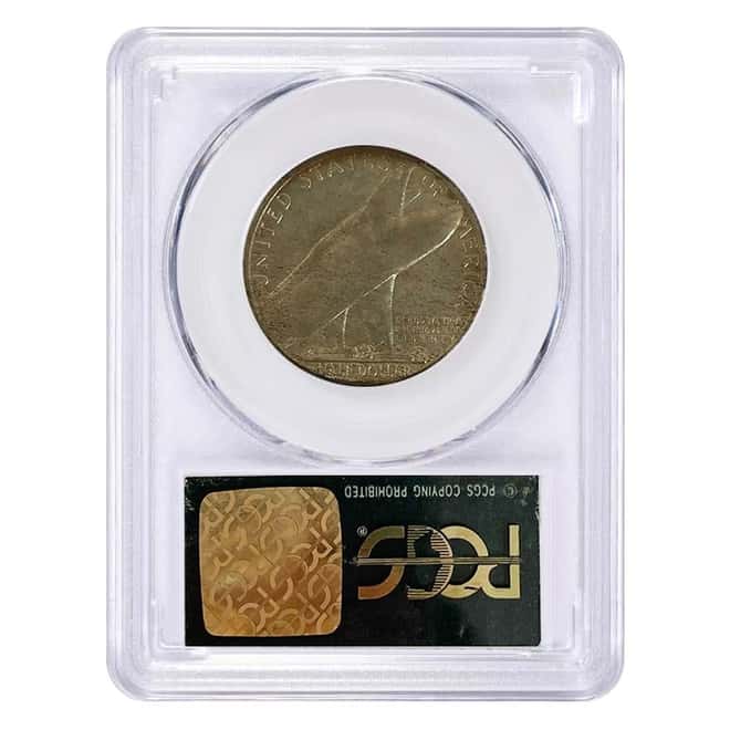 1936 Bridgeport Half Dollar 90% Silver Commem PCGS MS 66