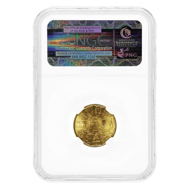 1944 Romania 20 Lei Romanian Kings Gold Coin NGC MS 65