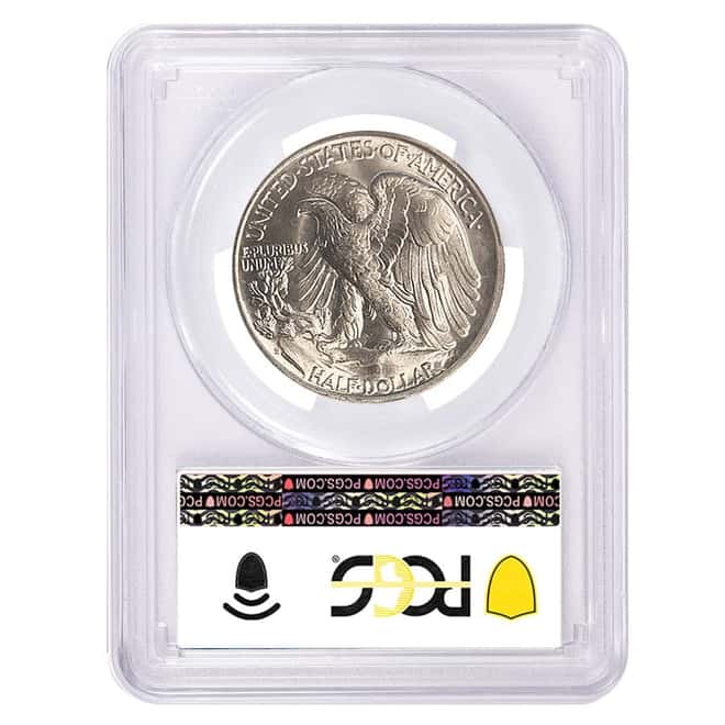 1946-S Walking Liberty Silver Half Dollar 50C PCGS MS 65