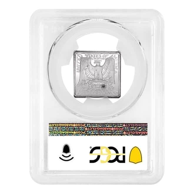 1984 Silver Squared Quarter 25C PCGS PF 65 DCAM