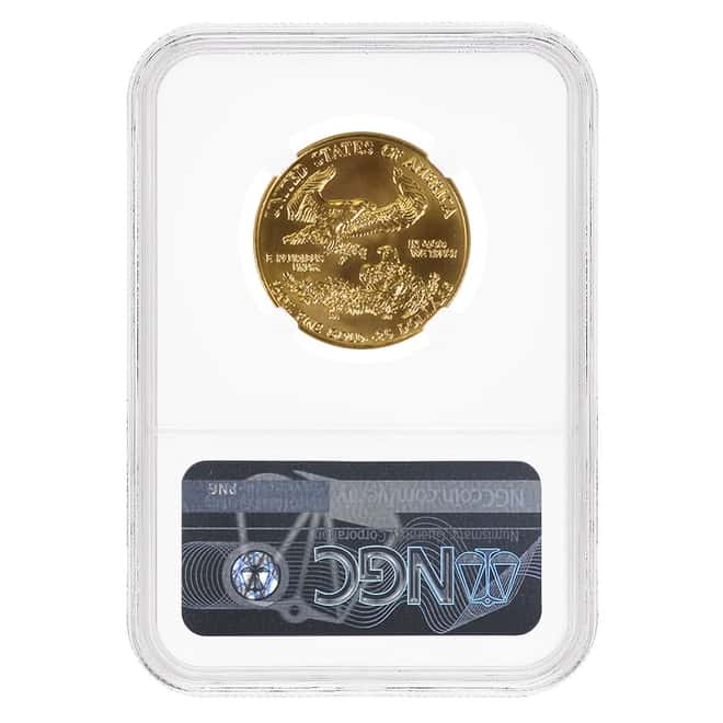 1986 1/2 oz $25 Gold American Eagle NGC MS 70