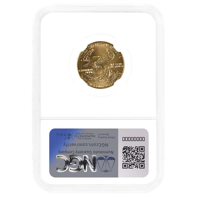 1986 1/4 oz $10 Gold American Eagle NGC MS 70